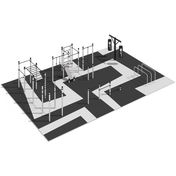 Спортивный кластер №7 - 150 м2 (15 х 10 м)